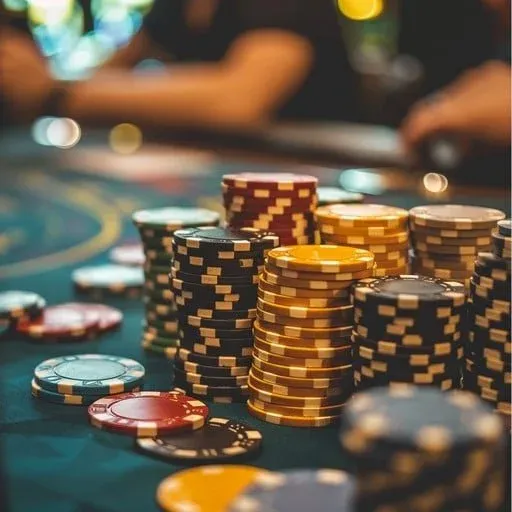 Símbolo de equilibrio y juego responsable en casinos